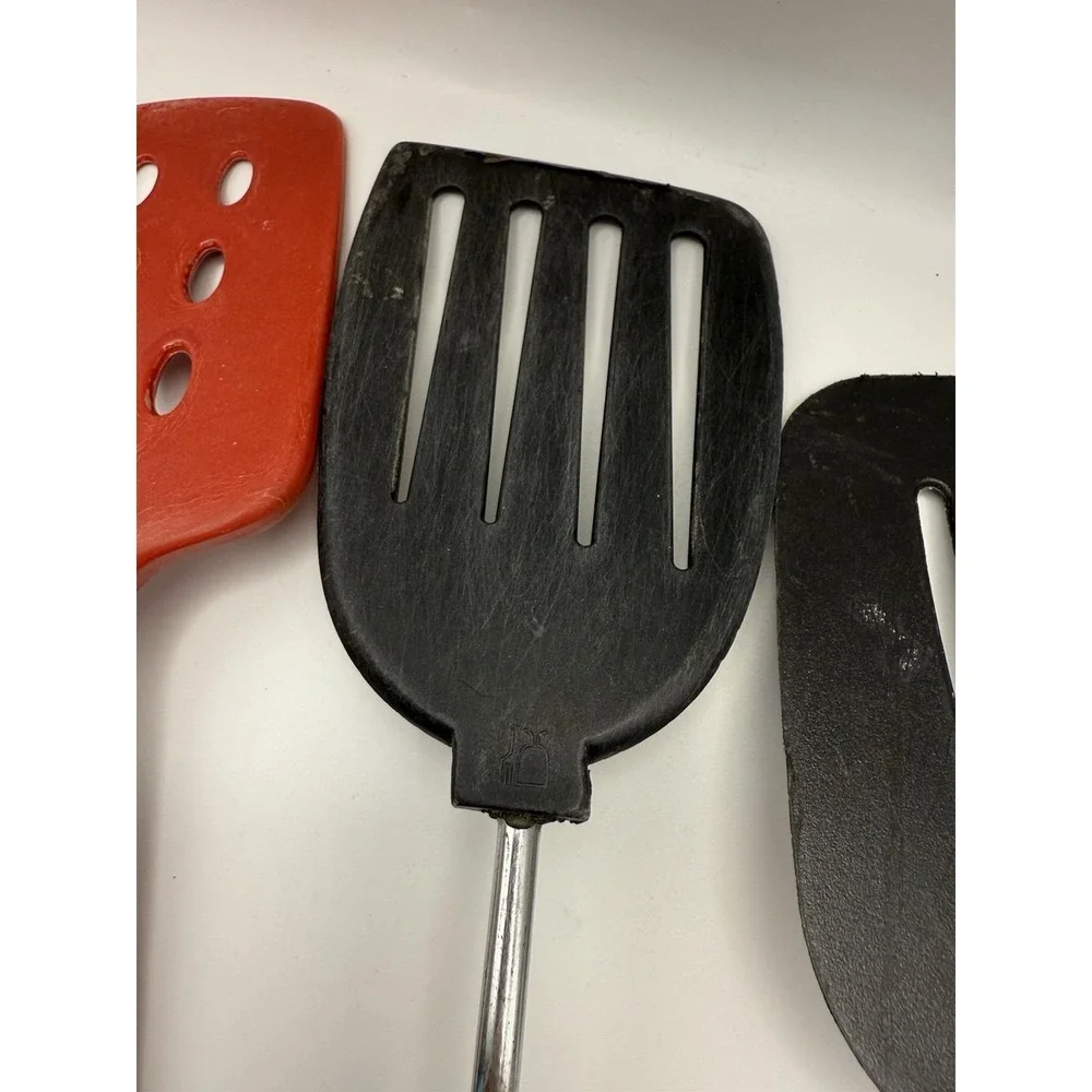 Lot Of 4 Vintage Cooking‎ Utensil Spatulas Melamine USA More